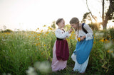 Bauernkleid blau 5-6 Jahre