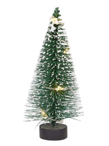 Wichtel Mini-Tanne mit LED-Beleuchtung, 10 cm beleuchteter Weihnachtsbaum ohne Dekoration