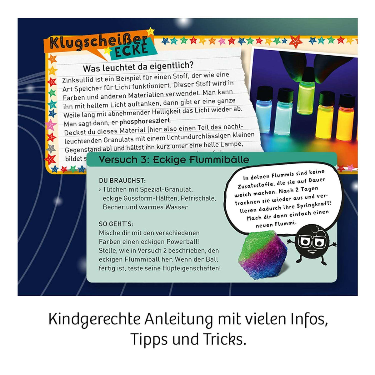 Fun Science Nachtleuchtende Flummi- Power