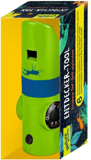 Entdecker-Tool Nature Zoom von Coppenrath mit Lupe, Taschenlampe, Kompass und Thermometer für Naturentdecker