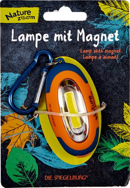 Vielseitige LED Outdoor Lampe mit Magnet und Karabiner, drei Leuchtmodi, batteriebetrieben