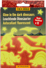 Leuchtende Dinosaurier Nachtleuchtend T-Rex World Set mit 8 Dinosauriern und 5 Sternen