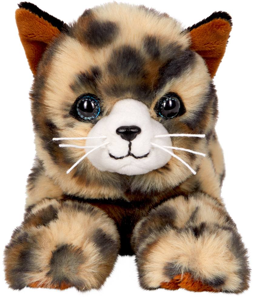 Liegende Katze Jasmin Plüschkatze getigert Kuscheltier 23 cm Kinderspielzeug