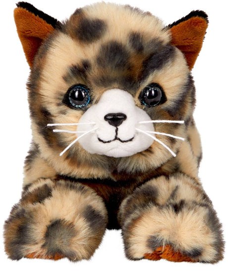 Liegende Katze Jasmin Plüschkatze getigert Kuscheltier 23 cm Kinderspielzeug