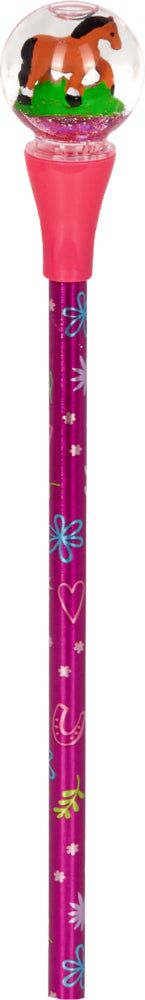 Glitzerkugel-Stift - Pferdefreunde (1 Stück)