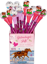 Glitzerkugel-Stift - Pferdefreunde (1 Stück)
