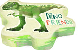 Zauberhandtuch Dino Friends magisches Kinderhandtuch mit Dinosaurier-Motiv, formverwandelt sich bei Wasser, 30x60 cm, 100% Baumwolle