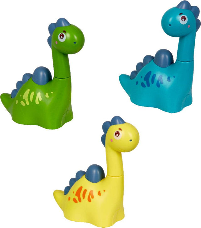Dino-Flitzer Spielzeugauto in Dinosaurierform, bunt und robust, fördert motorische Fähigkeiten bei Kindern