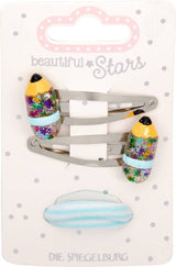 Haarclips & Haargummi Set Stift