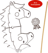 Steckenpferd-Bastelset - Mein kleiner Ponyhof