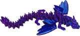 Kristall-Drache mit Flügeln - Kristalltier