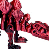 Kristalltier Stegosaurus Skelett