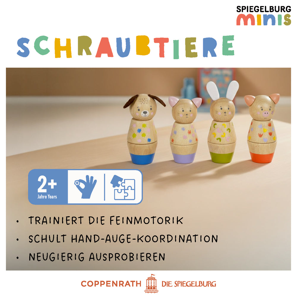 Holz-Schraubklötze - Minis (1 Stück)