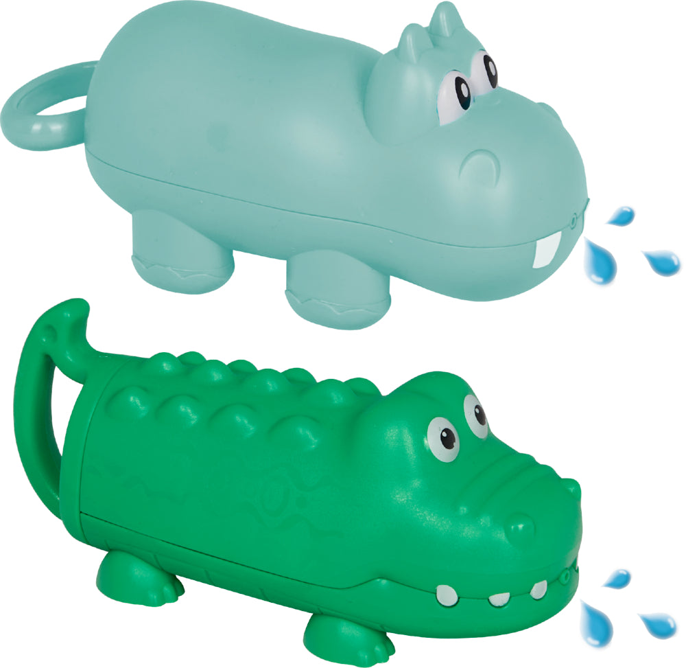 Wassershooter Kroko oder Nilpferd (1 Stück)