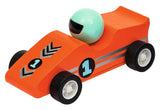 Rennwagen mit Rückziehmotor