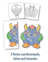 Mein gr. Bastelset: Fingerstempeln