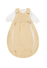 Baby-Mäxchen mit Belüftungssystem naturgroße 68 atmungsaktiver zweiteiliger Babyschlafsack aus Baumwolle und Viskose