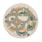 Spielsack- Desert City 2-in-1 Spielmatte und Spieltasche für Kinder, langlebig und waschbar