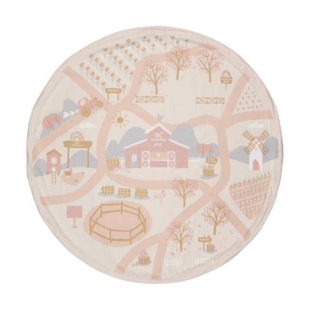 Spielsack The Ranch 2-in-1 Spielmatte und Tasche für Kinder, robust und tragbar