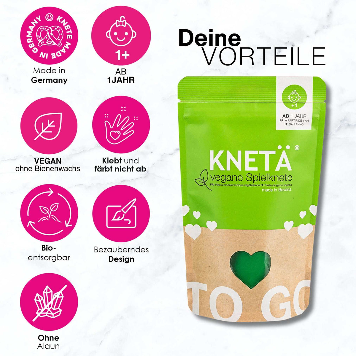 Spielknete 4er Set