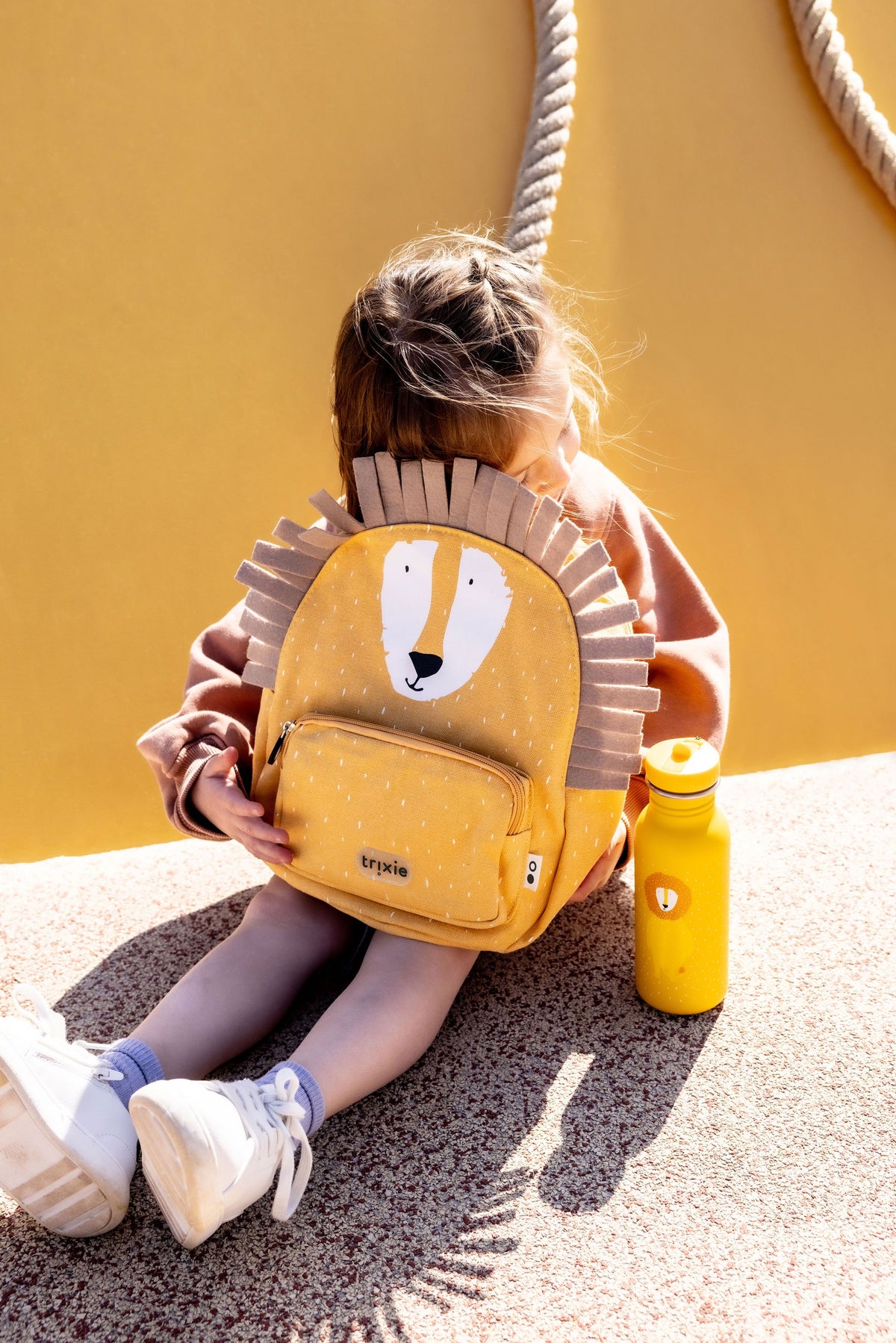 Schulset - Rucksack & Trinkflasche 500ml -  Mr. Lion