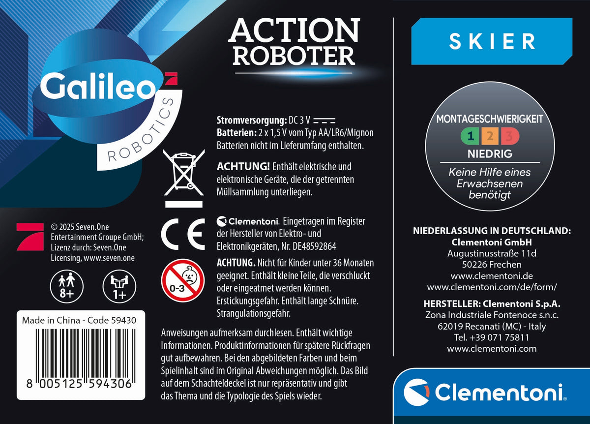 Action Roboter - Skier