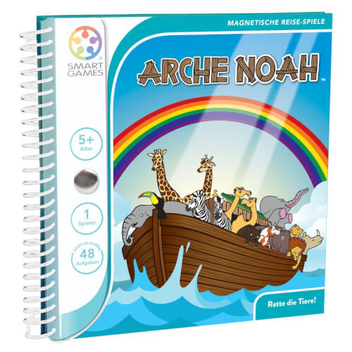 Magnet-Reisespiel Arche Noah mit magnetischen Tierpuzzleteilen für Kinder ab 5 Jahren