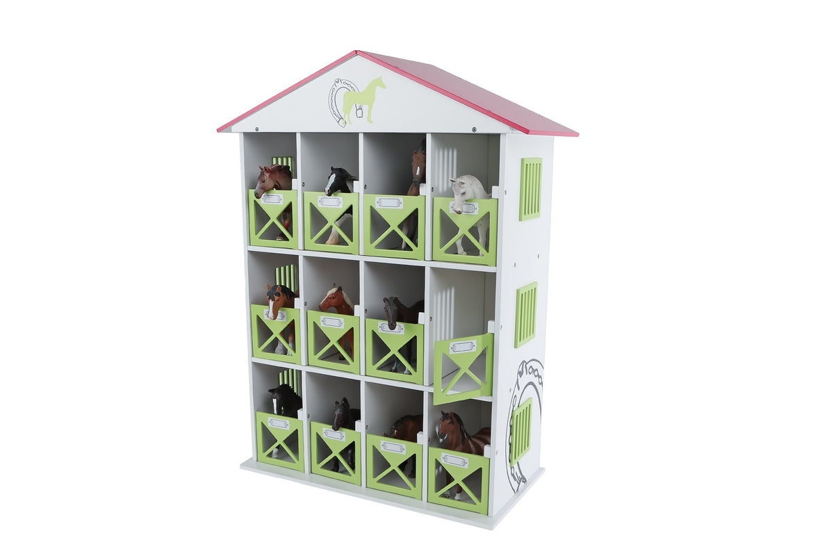 Kids Globe Pferdehotel mit 12 Boxen