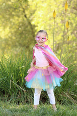 Super-Duper Tutu & Umhang & Maske 4-6 Jahre