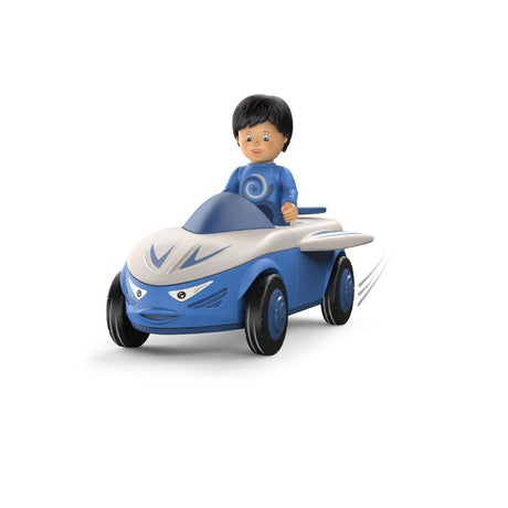 Mike Moby Siku Spielzeug mit Schwungradmotor, bewegliche Spielfigur und kombinierbares Fahrzeug aus schadstofffreiem Kunststoff, fördert Feinmotorik und Geduld