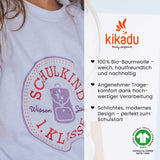 T-Shirt Schulkind Lavendel 116/128