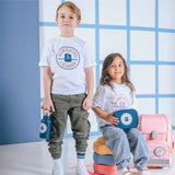 T-Shirt Schulkind Lavendel 116/128