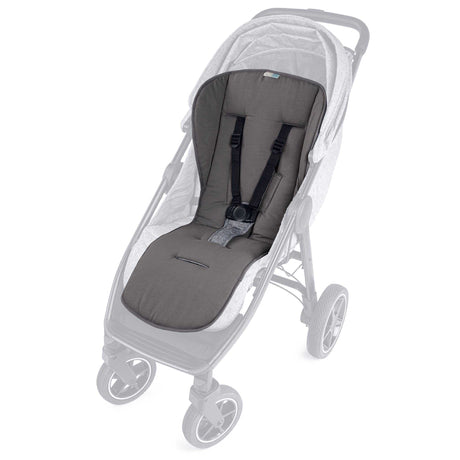KONRAD COOLAIR atmungsaktive Sitzauflage anthra-grau für Kinderwagen und Buggys, zweiseitig, temperaturregulierend und waschbar