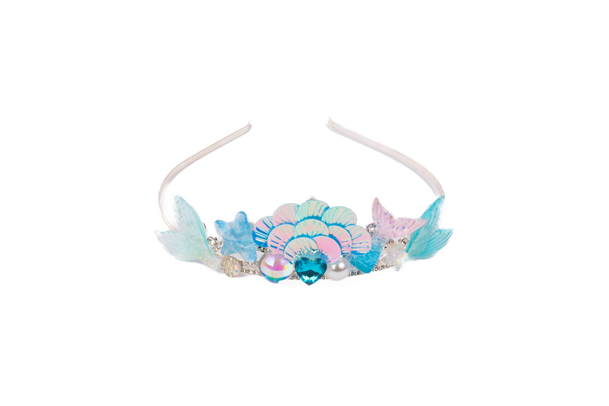 Tiara rosa oder blau (1Stück)