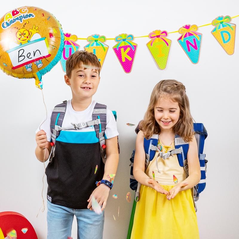 Abc Champions Schulstart Deko-Set 3 teilig