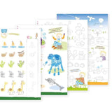 Fingerstempel Kreativ-Malbuch