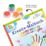 Fingerstempel Kreativ-Malbuch