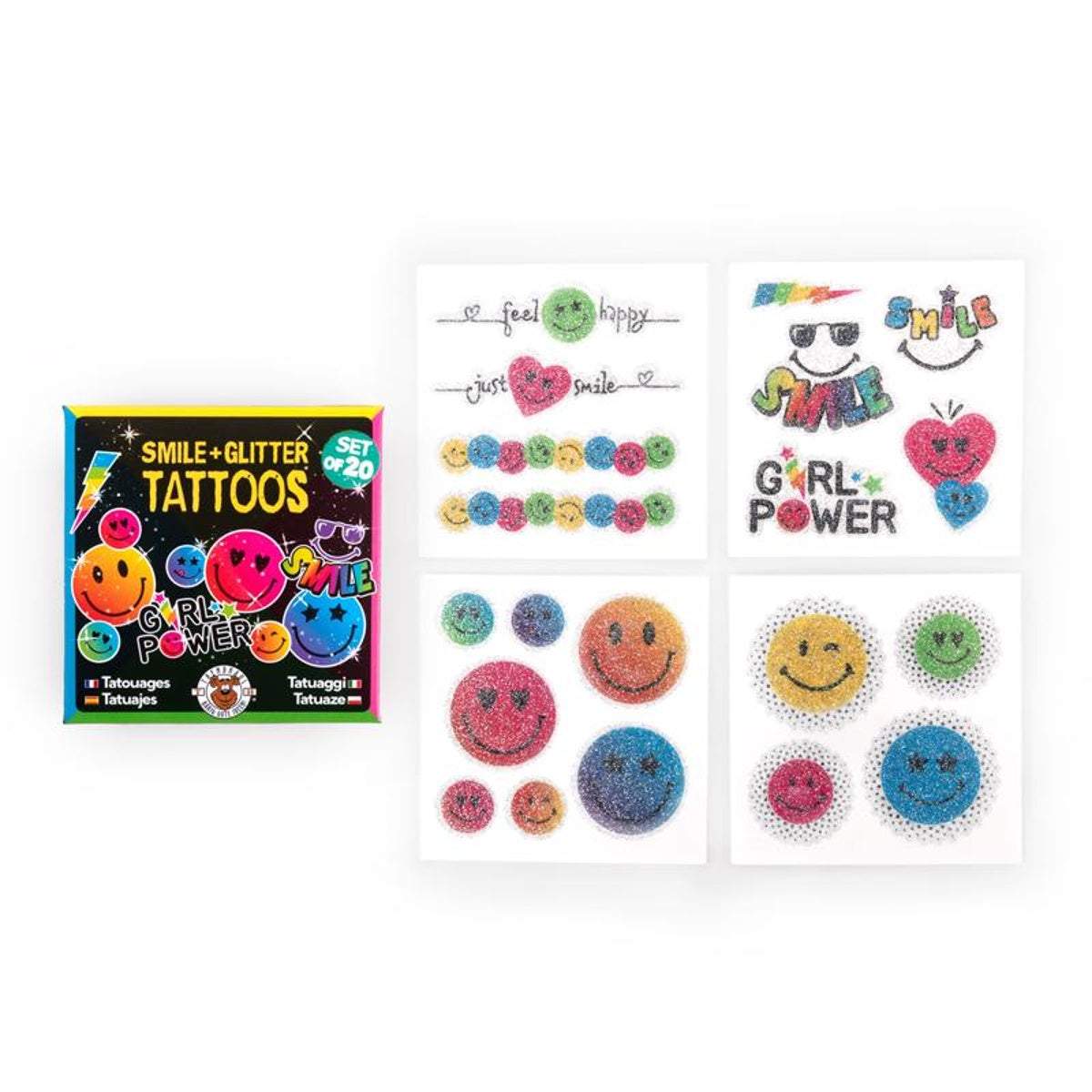 Glitzer-Tattoos