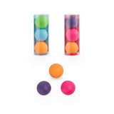Radierer & Flummi 2in1 Set mit bunten Radiergummi-Bällen in Aufbewahrungsdose für Schule und Freizeit