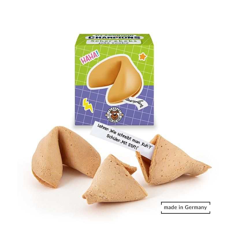 Classroom Champions Glückskeks mit Schülerwitz