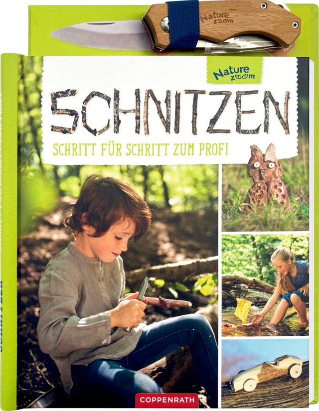 Schnitzen Schritt für Schritt Buch mit Schnitzmesser und 30 Projekten für Kinder ab 8 Jahren