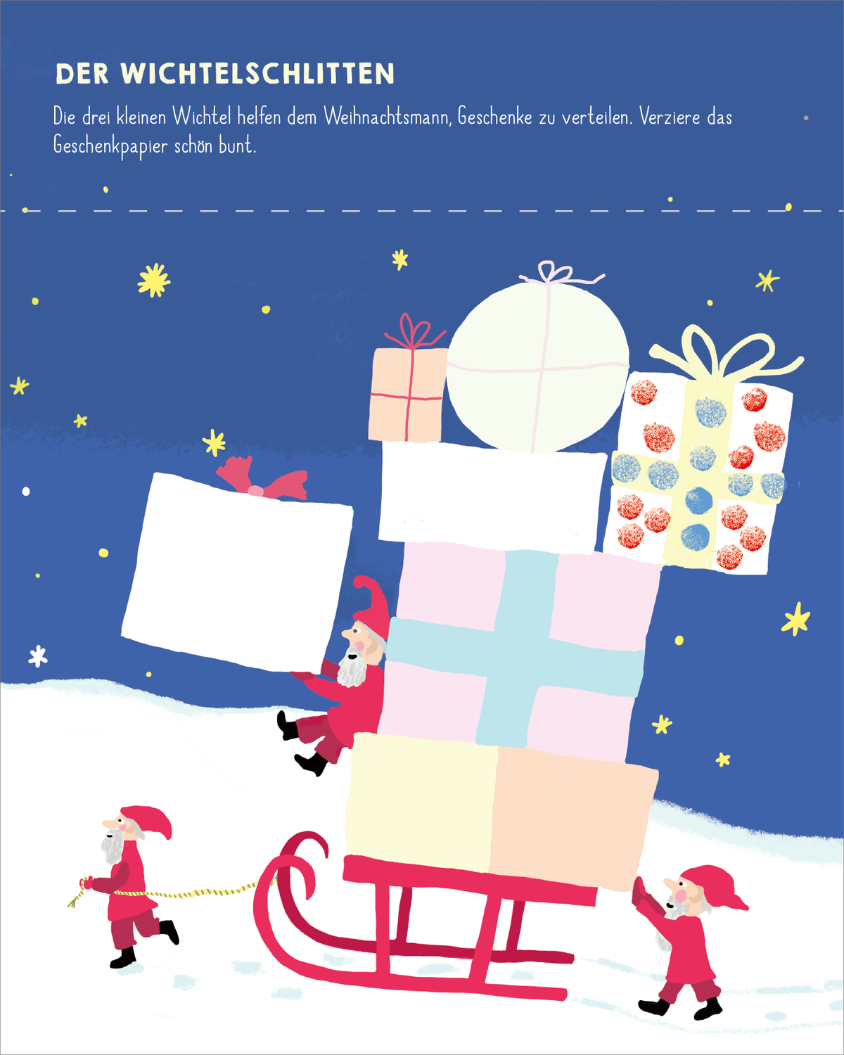 Fingerstempel: Winterwelt