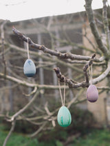 3 Holz Ostereier - Aurora Eggs 