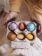 3 Holz Ostereier - Sunrise Eggs