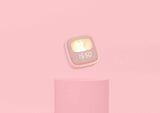 Wecker mit Nachtlicht- Marshmallow