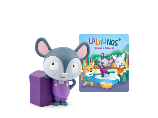 Tonies Hörfigur Lalalinos - Es groovt in Bumbaloo für Toniebox mit musikalischen Abenteuern und Songs von Scout, Cosmo und Akio