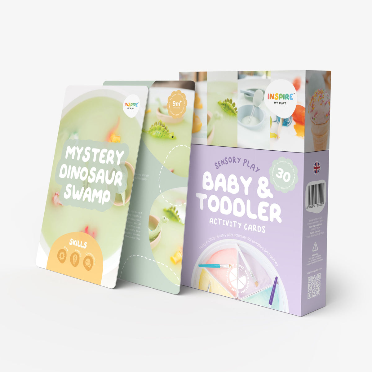 Sensorikspiel Aktivitätskarten Baby und Kleinkind Deutsch
