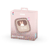 Wecker mit Nachtlicht - Leopard Regenbogen