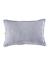 Wigiwama Kissen Bolster Blueberry Blue aus nachhaltigem, recyceltem Cord mit Micro Cluster-Faserfüllung