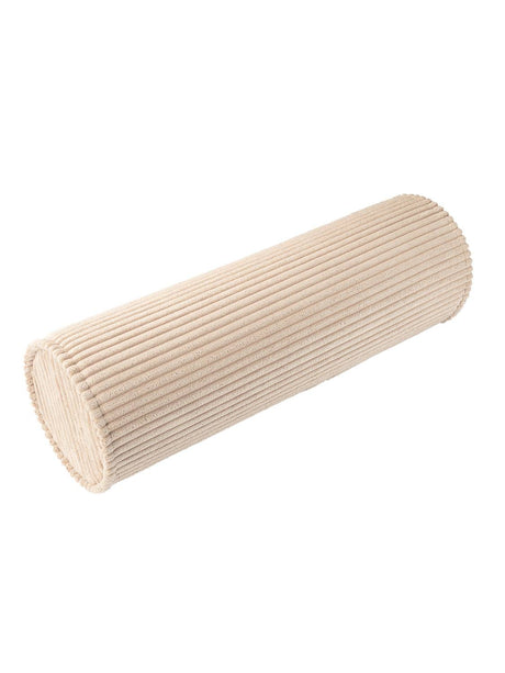 Kissenrolle mit Cordbezug in Brown Sugar aus nachhaltigen Materialien für Kinderzimmer